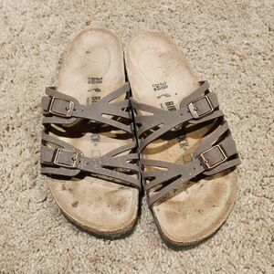 Birkenstock Tan Footbed Sandals